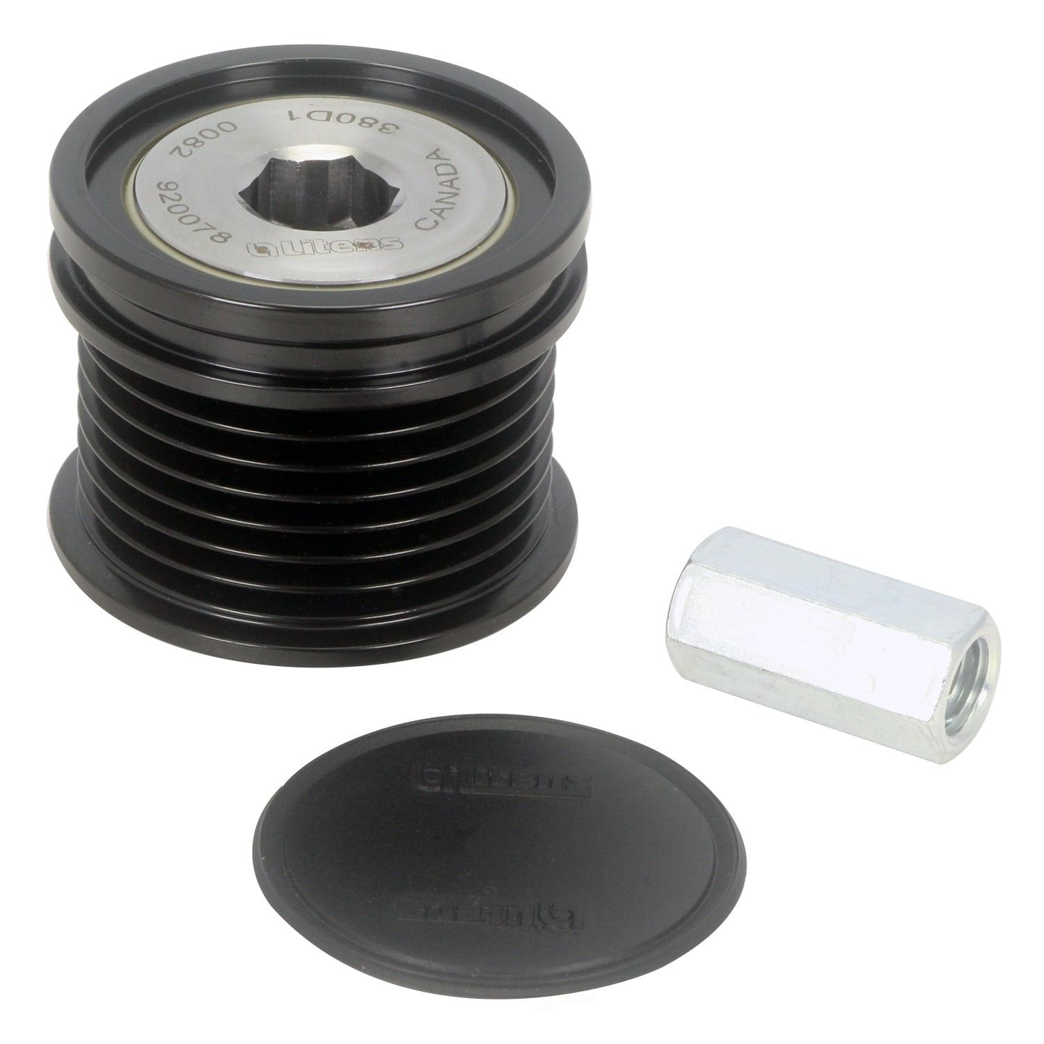 Litens 920078A Overrunning Alternator Decoupling (OAD) Pulley - Original Equipment Quality