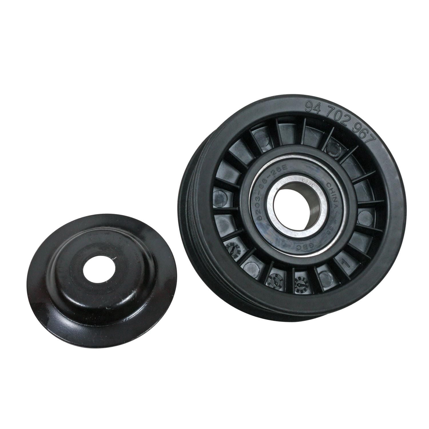 Litens O.E Quality Idler/Tensioner Pulley Direct Fit, Thermoplastic, 75 mm Diameter