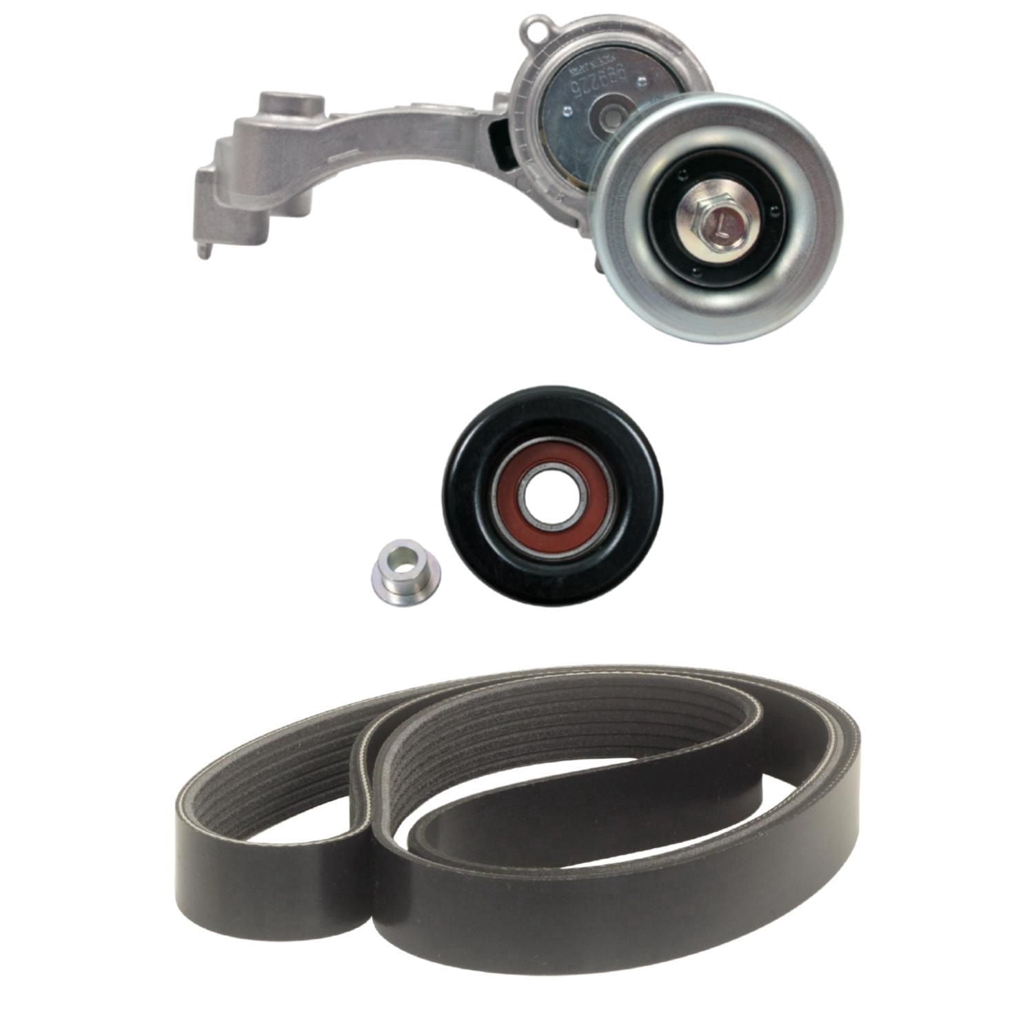 Litens Serpentine Belt Tensioner Kit: Includes Belt, Tensioner, and any applicable Idler Pulleys
