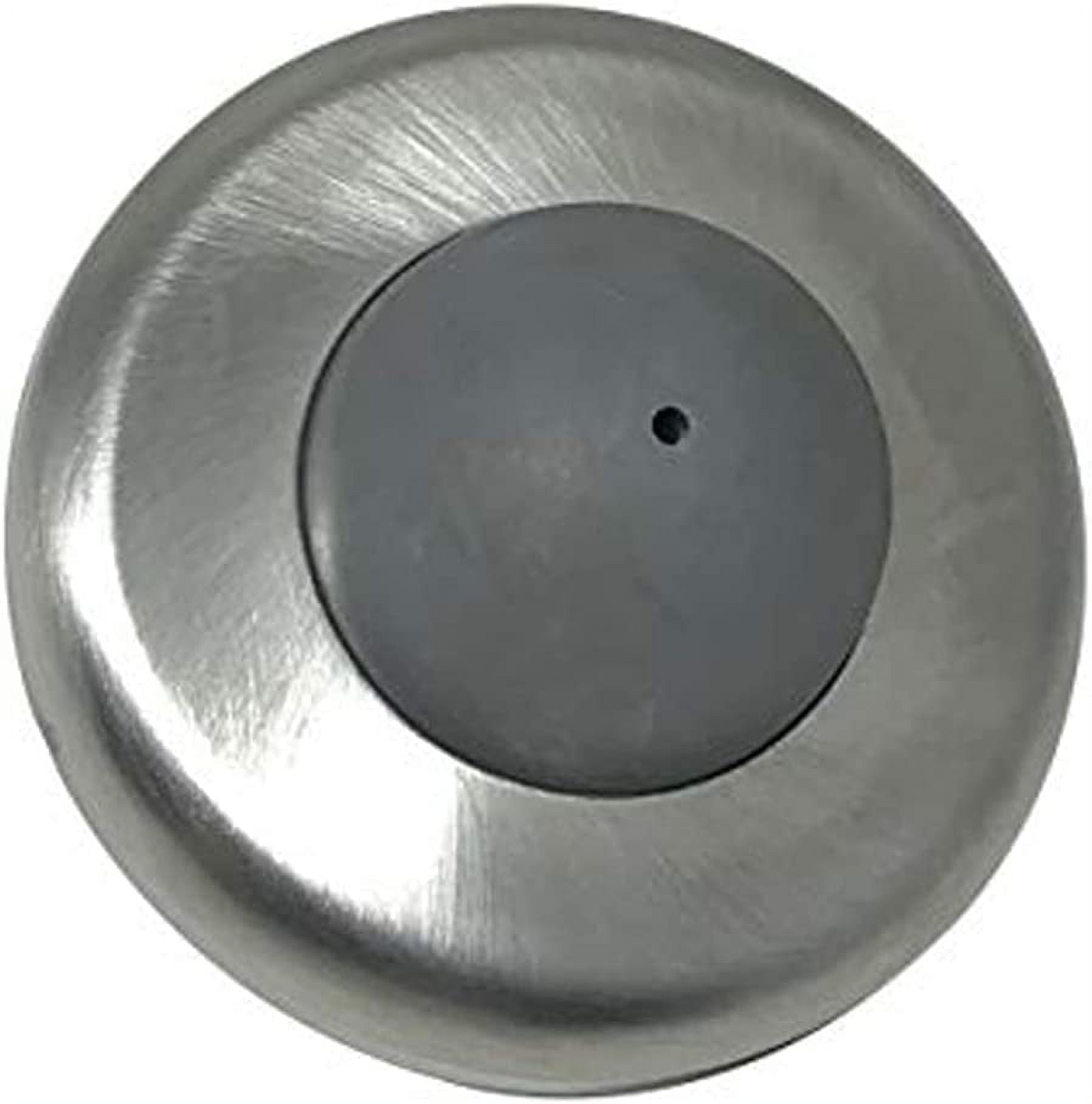 Litepak Door Knob Bumper Rubber Wall Protector Stainless Steel Stopper