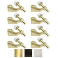thumbnail image 1 of Litepak Hinge Pin Door Stop Heavy Duty Guard Adjustable Door Saver (8 Pack, Polished Brass), 1 of 3
