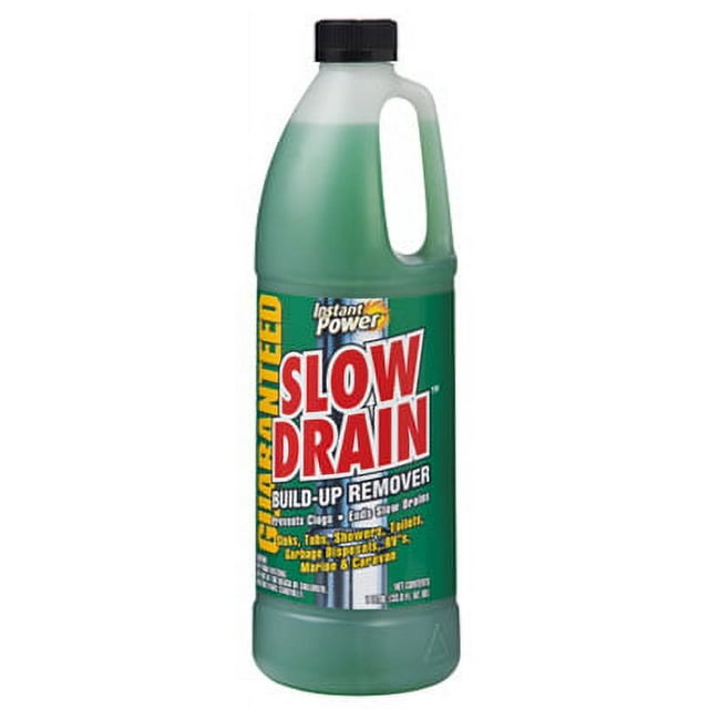 Liter Instant Power Slow Drain Build-Up Remover Monthly Maintenance Th, Each