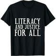 thumbnail image 1 of Literacy And Justice For All T-Shirt, 1 of 4
