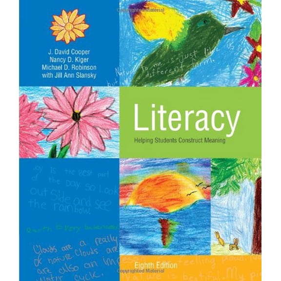Pre-Owned Literacy: Helping Students Construct Meaning (Paperback) by J David Cooper, Nancy D Kiger, Michael D Robinson