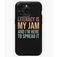 thumbnail image 1 of Literacy Is My Jam And I'm Here To Spread It - Fun Phone A9326&nbsp;Phone Case for iPhone 11 to 17 Pro Max, 1 of 2