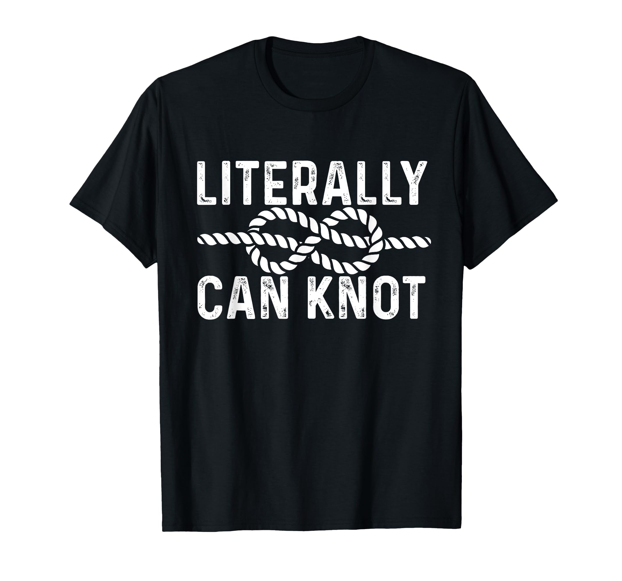 Literally Can Knot Boating Boat Owner Captain Motorboating TShirtM