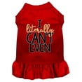 thumbnail image 1 of Pet Dog  Cat Dress Screen Printed, "I Literally Can't Even", 1 of 11