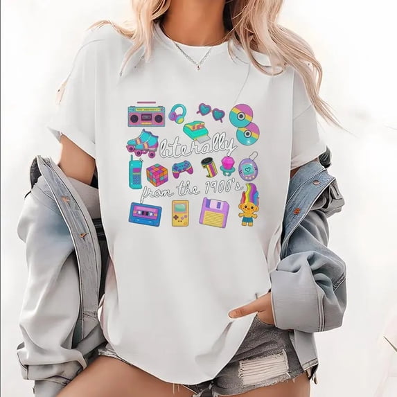 Literally From The 1900s shirt, Funny Retro 90's Shirt, Meme Shirts, Funny Gift for Mom