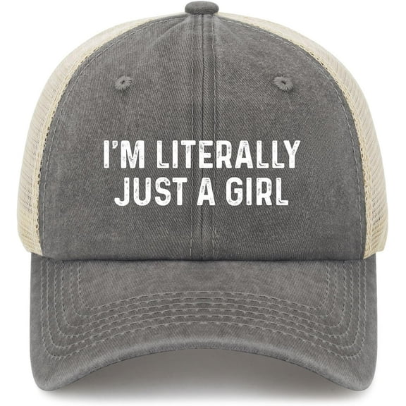 Literally Just A Hat Funny Trucker Hats for Women Baseball Hat Funny Gifts