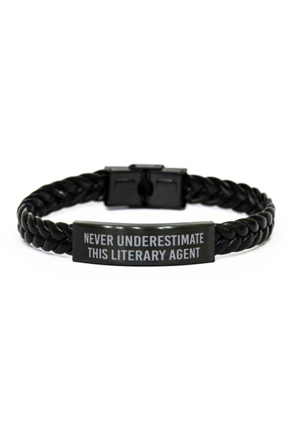 Literary Agent Bracelet, Never Underestimate This Literary Agent Gift Christmas