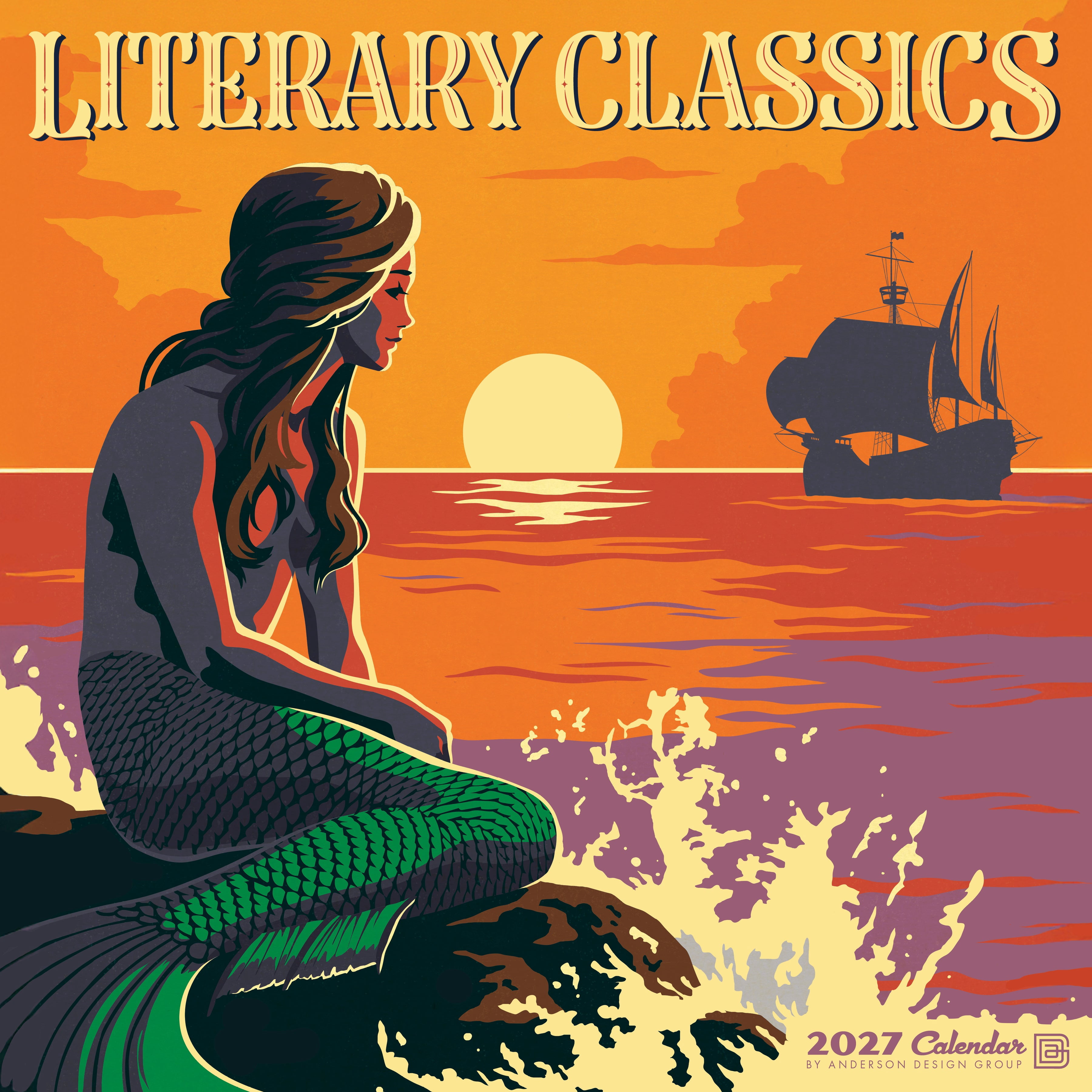 Willow Creek Press, Literary Classics 2027 Wall Calendar