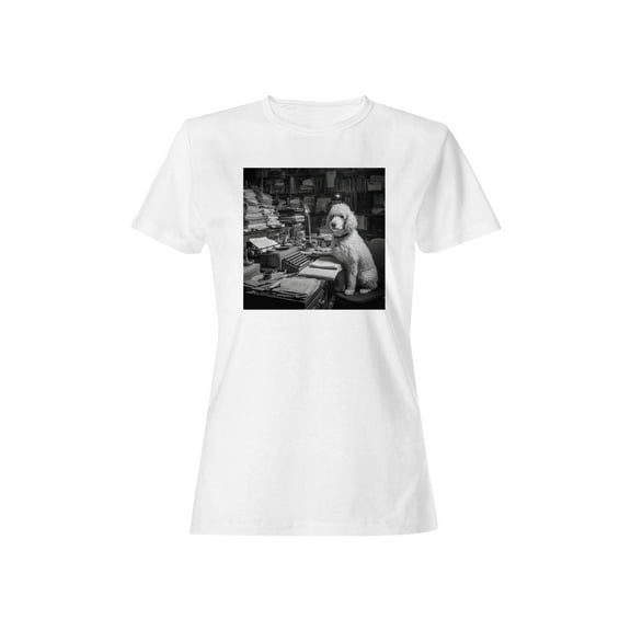 Literary Poodle at Vintage Desk Women's T-shirt