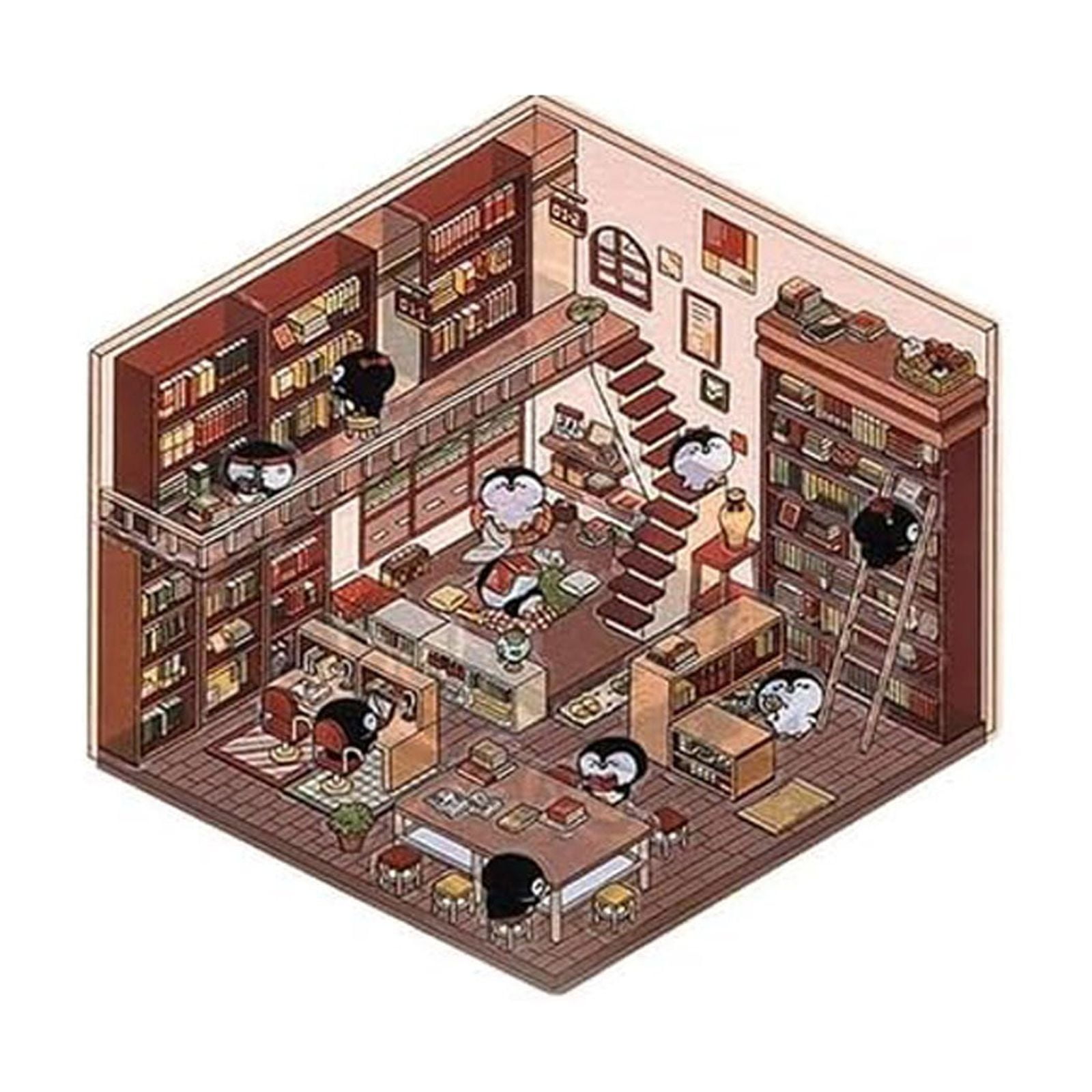 Literary Quote Stickers DIY 3D H Ouse Stickers DIY Stickers Scene Make