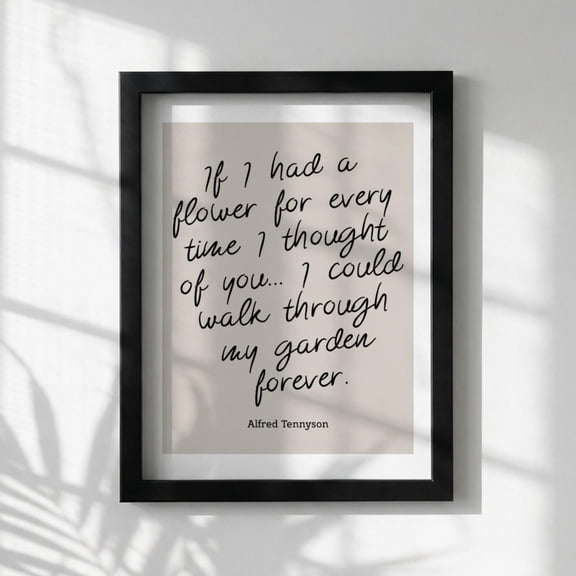 Literary Quote Wall Art Poem Minimalist Typography Decor Book Motivational Office Home Unframed Paper Print