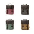 thumbnail image 1 of Literary backpack square canvas bag,Rose Red, 1 of 2