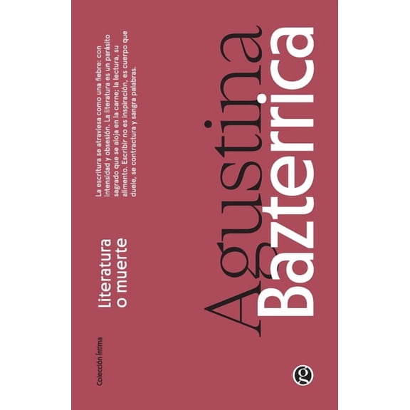 Literatura o muerte, (Paperback)