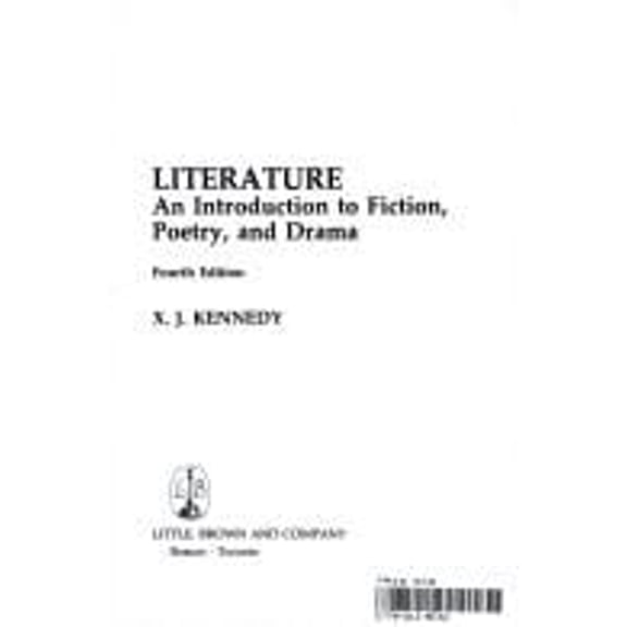 Pre-Owned Literature : An Introduction to Fiction, Poetry, and Drama (Hardcover) 9780316488808