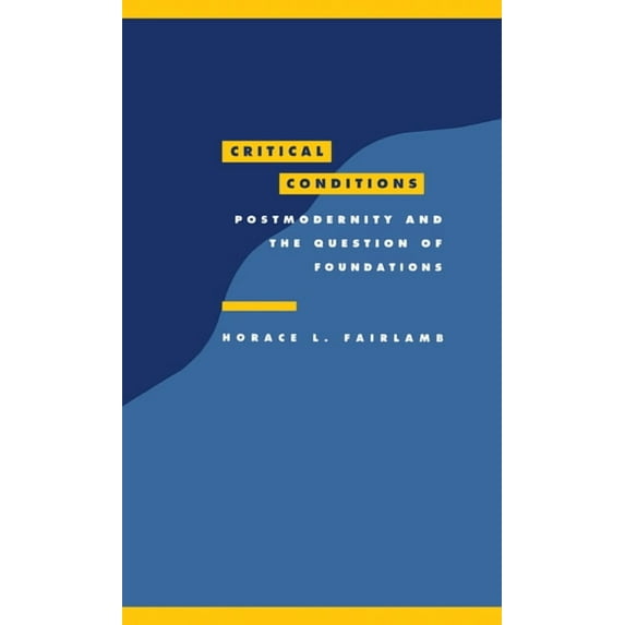 Literature, Culture, Theory Critical Conditions, Book 8, (Hardcover)