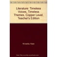 thumbnail image 1 of Pre-Owned Literature: Timeless Voices, Timeless Themes, Copper Level, Teacher's Edition (Hardcover) 0130547948 9780130547941, 1 of 1