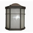 thumbnail image 1 of Litex 9.5-in H ODWLED-2CBZ Bronze LED Outdoor Wall Light - NEW, 1 of 4