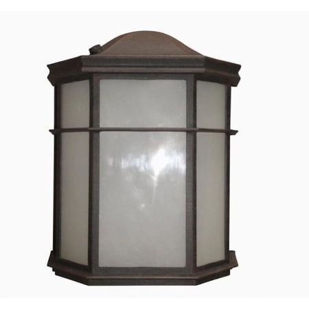 Litex 9.5-in H ODWLED-2CBZ Bronze LED Outdoor Wall Light - NEW