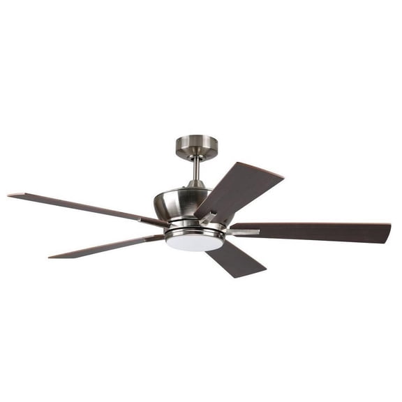 Litex - Wendling - 5 Blade Ceiling Fan with Light Kit-15 Inches Tall and 52
