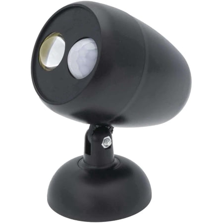 LitezAll 200 Lumen Motion Sensor Light, Battery-Operated LED Spotlight for Indoor and Outdoor Use