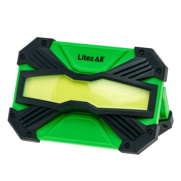 LitezAll Briteband 3000-Lumen Work Light, Wide Beam Rechargeable Light with Power Bank