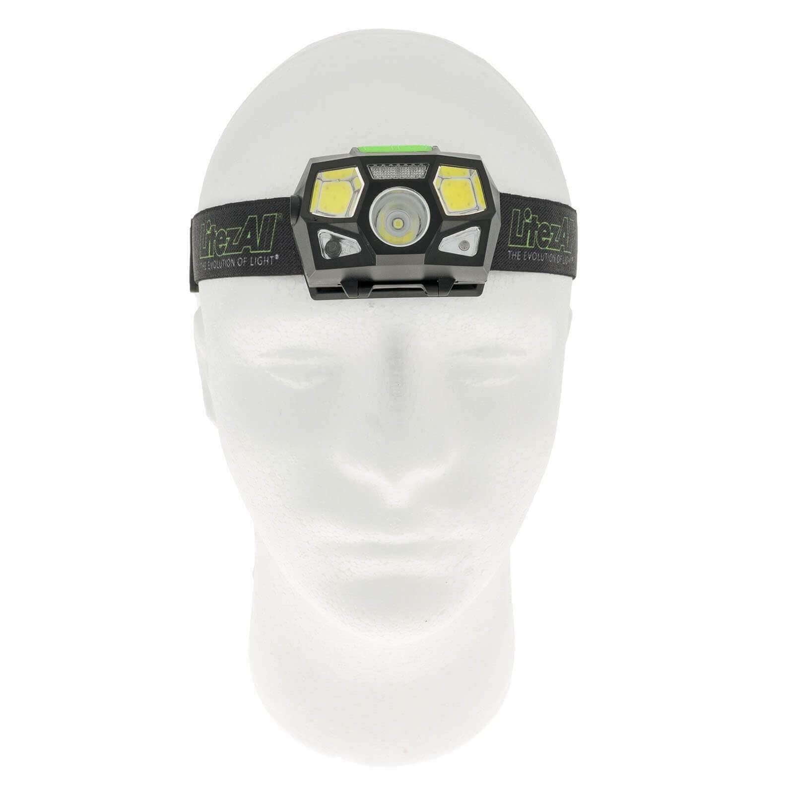 LitezAll Swype Rechargeable 6 Mode Motion Activated Headlamp