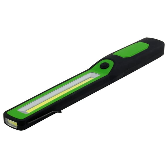 Litezall COB LED Work Light with Flashlight Battery Powered with 4 AA Batteries