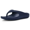 thumbnail image 1 of Litfun Orthotic Flip Flops for Women, Pillow Soft Recovery Thong Sandals Slippers, Summer Beach Shoes with Arch Support, Navy, 1 of 8