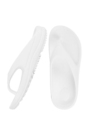Mens Flip Flops in Mens Sandals | White - Walmart.com display picture 3