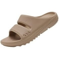 thumbnail image 1 of Litfun Slide Sandals for Women, Thick Sole Non-Slip Slide Slippers with Arch Support, Khaki, 1 of 9