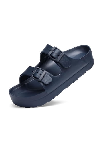 Navy Blue Sliders for Men and Women display picture 1