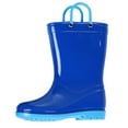 thumbnail image 1 of Litfun Toddler Kids Rain Boots for Boys Girls, Size 11 Little Kid, Blue, 1 of 8