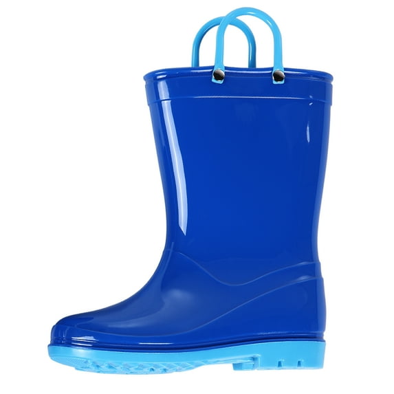 Litfun Toddler Kids Rain Boots for Boys Girls, Size 12 Little Kid, Blue