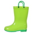 thumbnail image 1 of Litfun Toddler Kids Rain Boots for Boys Girls, Size 6 Toddler, Green, 1 of 8