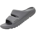 thumbnail image 1 of Litfun Slide Sandals for Women, Thick Sole Non-Slip Slide Slippers with Arch Support, Grey, 1 of 9