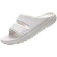 thumbnail image 1 of Litfun Slide Sandals for Women, Thick Sole Non-Slip Slide Slippers with Arch Support, White, 1 of 9