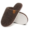 thumbnail image 1 of Litfun Women's Fuzzy Slippers Winter Comfy Indoor House Slippers Soft Memory Foam Shoes, Mocha, 1 of 7