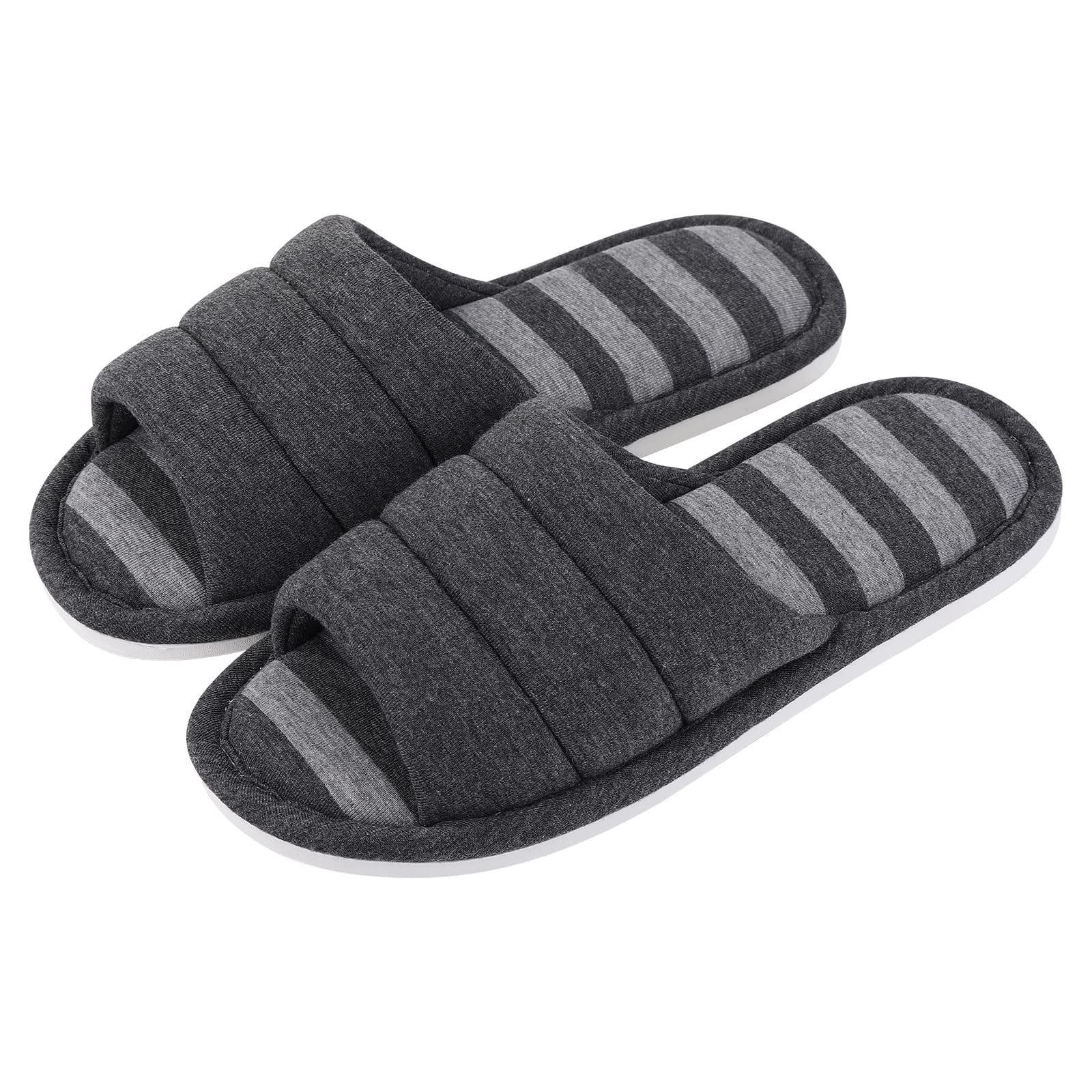 Litfun Women's Open Toe Slide Slippers, Indoor and Outdoor House Shoes