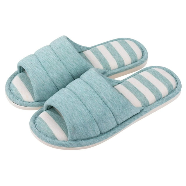 Litfun Women's Slide Slippers Open Toe House Slippers for Women Indoor and Outdoor House Shoes
