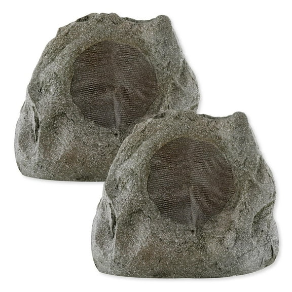 Lithe Audio 01622 Bluetooth & Passive Garden Rock Speakers