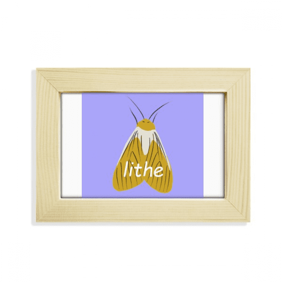 Lithe Moth Phengophil Winged Insect Desktop Decorate Photo Frame Picture Art Painting 5x7 inch