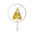 thumbnail image 1 of Lithe Moth Phengophil Winged Insect Plastic Round Handheld Fan Decorations Craft, 1 of 2