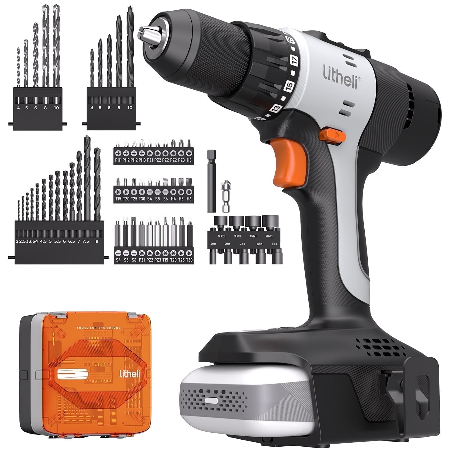 Litheli 20V Cordless 1/2