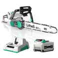 Litheli, Cordless Chainsaw, 40V 12 inch, Battery and Charger Included ...