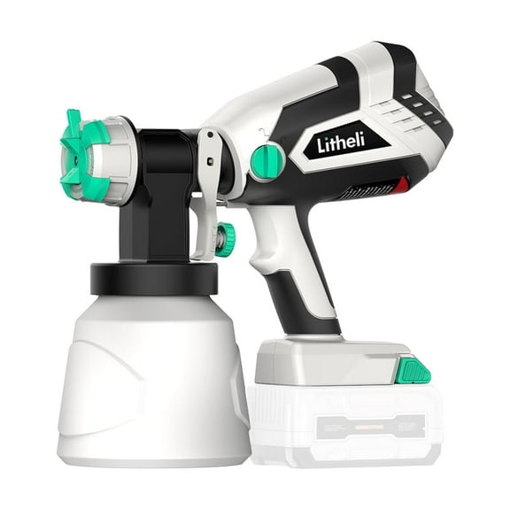 Litheli 40V HVLP Paint Sprayer Gun Bare only(2.5Ah Battery&Charger not Included)