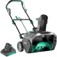 thumbnail image 1 of Litheli Cordless Snow Blower, 40V 20-Inch Single-Stage Battery-Powered Snow Thrower with Brushless Motor, Dual LED Lights 180° Rotatable Chute, 4.0 Ah Li-ion Battery & Charger, 1 of 9