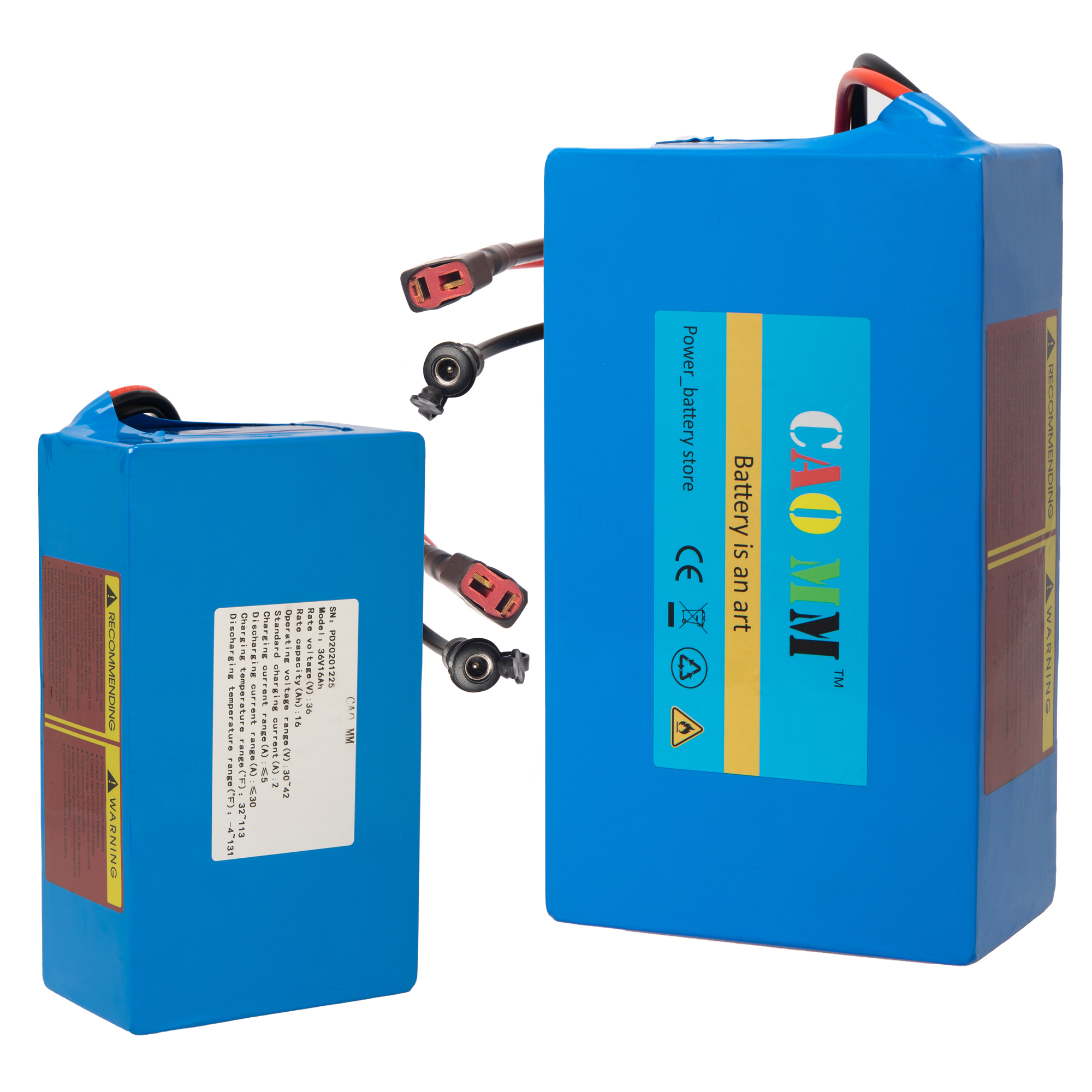 1PC Lithium Battery 36V 16Ah Ebike Battery 1000W Without Charger Set for Electric Bike Scooter